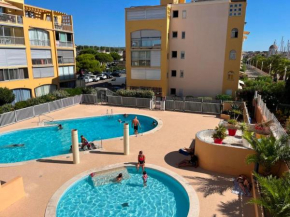 Gruissan: T3, 4 Pers, Piscine, Parking, Proche Commerce, Environnement Calme, Accès Plage - FR-1-796-14